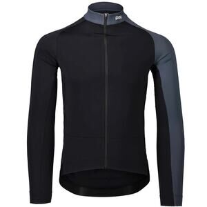 NEW POC Essential Road Mid Jersey Long Sleeve Men's Medium Black Gray Cycling